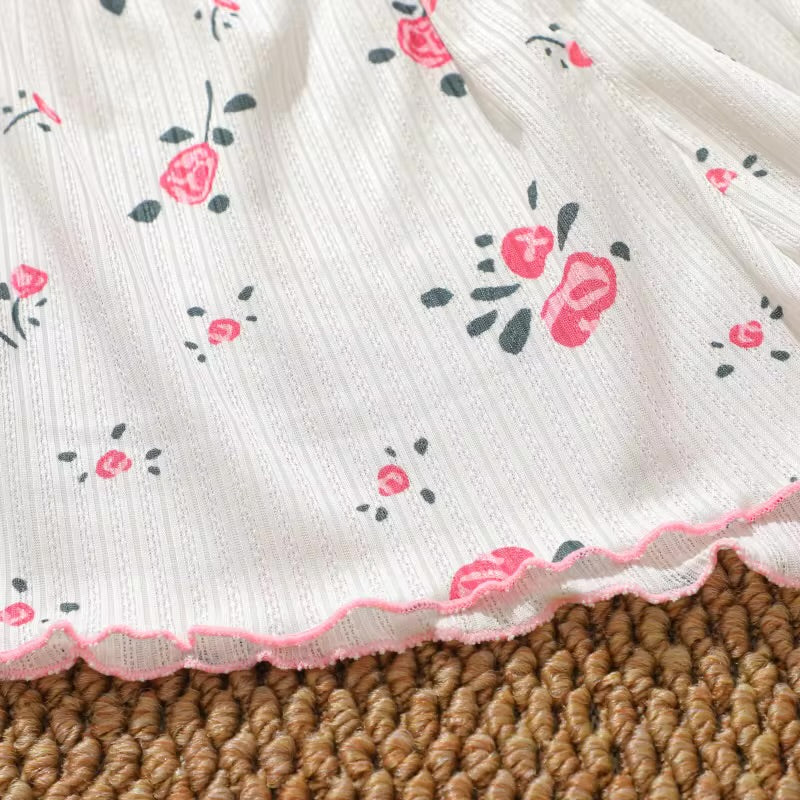 Pyjama - Haut camisole à bretelles et short assorti 🌷