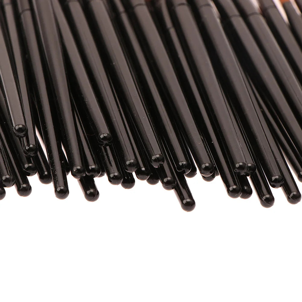 🖌️ Set de 50 Pinceles de Maquillaje – Cejas, Ojos, Pestañas y Difuminado