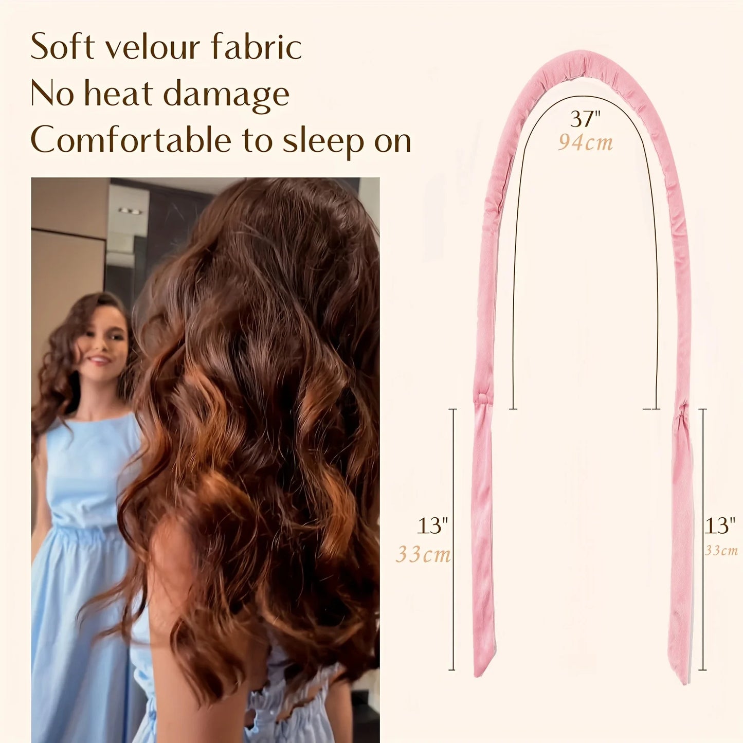 Kit de rizos sin calor: 4 piezas para ondas naturales