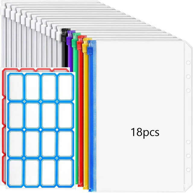 đ° Classeur Budget A6 Holographique â Pochette ZippĂ©e pour Ăpargne & Organisation