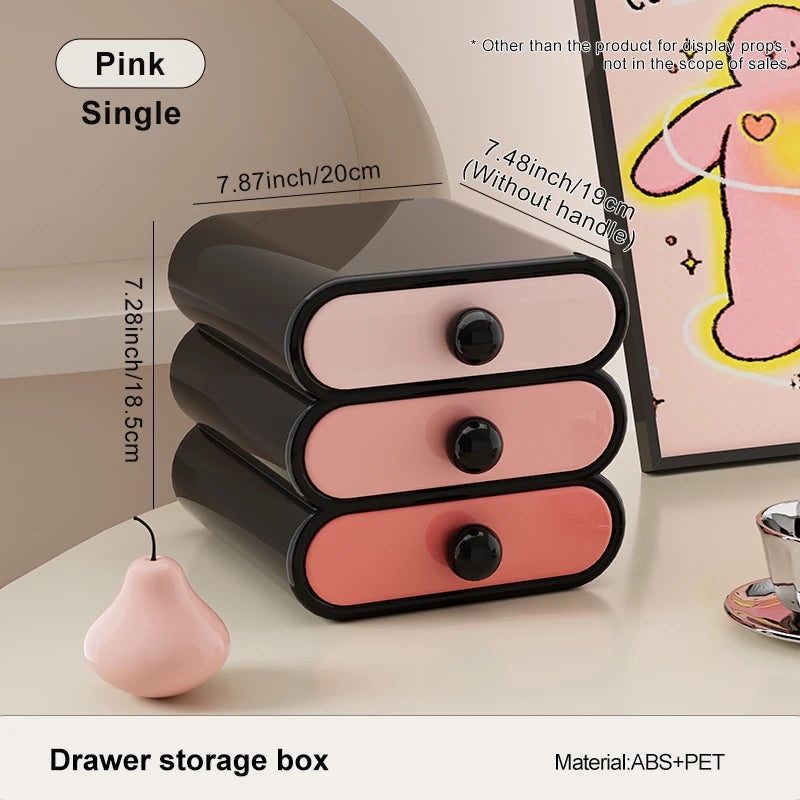 Caja de almacenamiento de maquillaje UFORU: gran capacidad con cajones extraíbles y diseño elegante