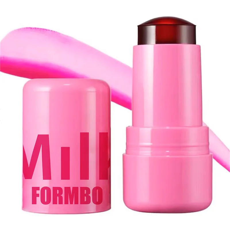 Stick Blush & Teint Jelly – Lèvres, Joues Hydratant au Fini Mat