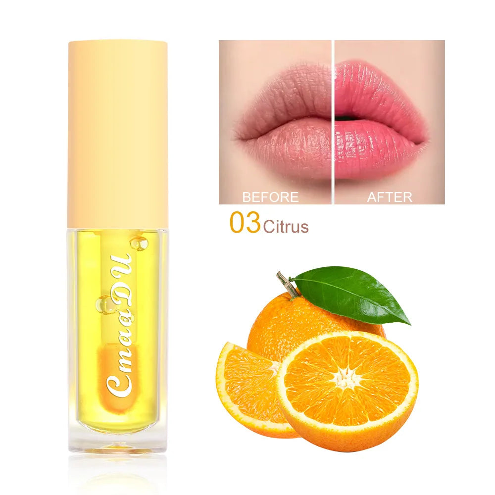 Huile hydratante pour lèvres – Baies nourrissantes, effet repulpant & brillance intense