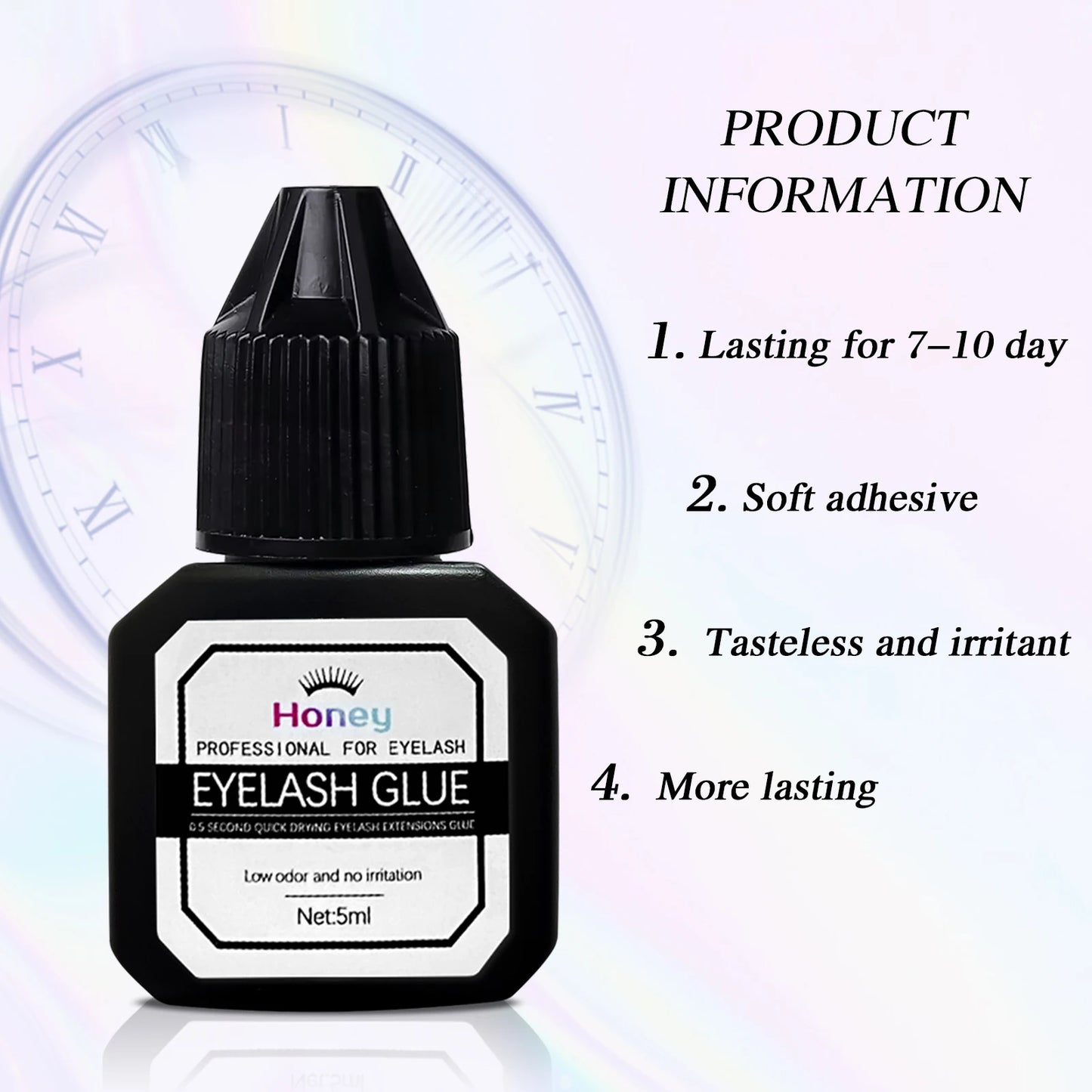 Pegamento para pestañas casero de 5 ml: dura de 7 a 10 días, es resistente al agua y suave para los ojos.