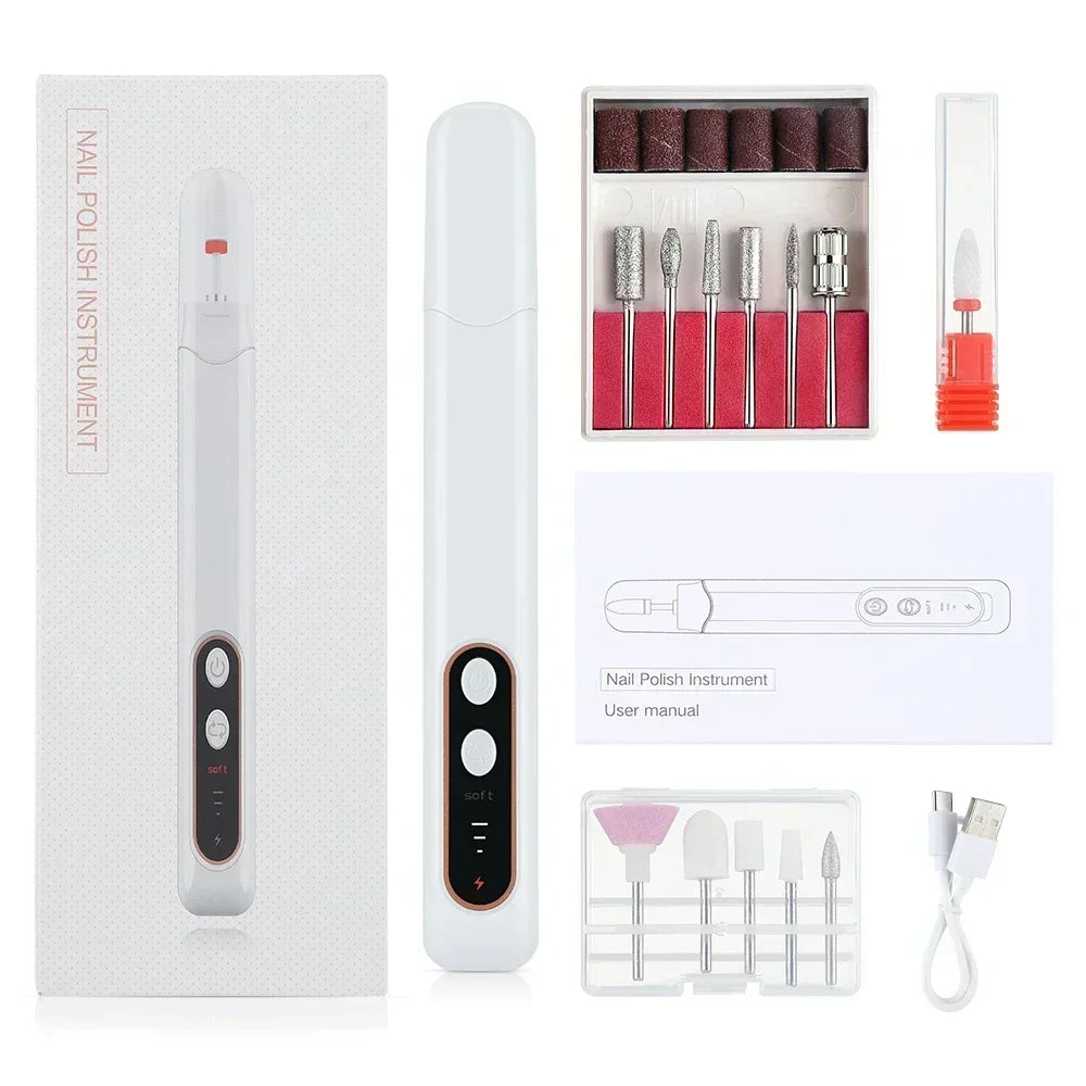 ⚙️ Kit Ponceuse Électrique pour Ongles – Manucure & Pédicure Professionnelle