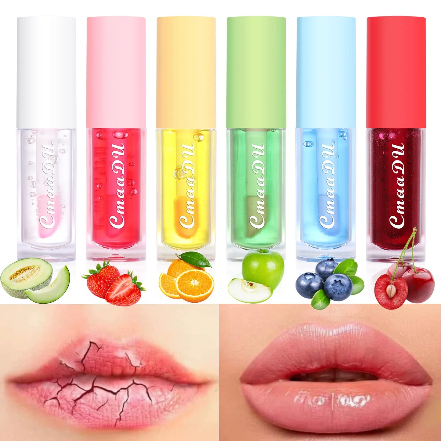 Huile hydratante pour lèvres – Baies nourrissantes, effet repulpant & brillance intense
