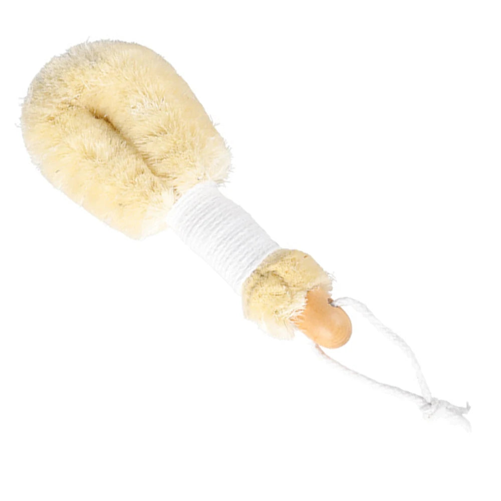 Cepillo de ducha de sisal natural: exfoliante y masajeador para la espalda