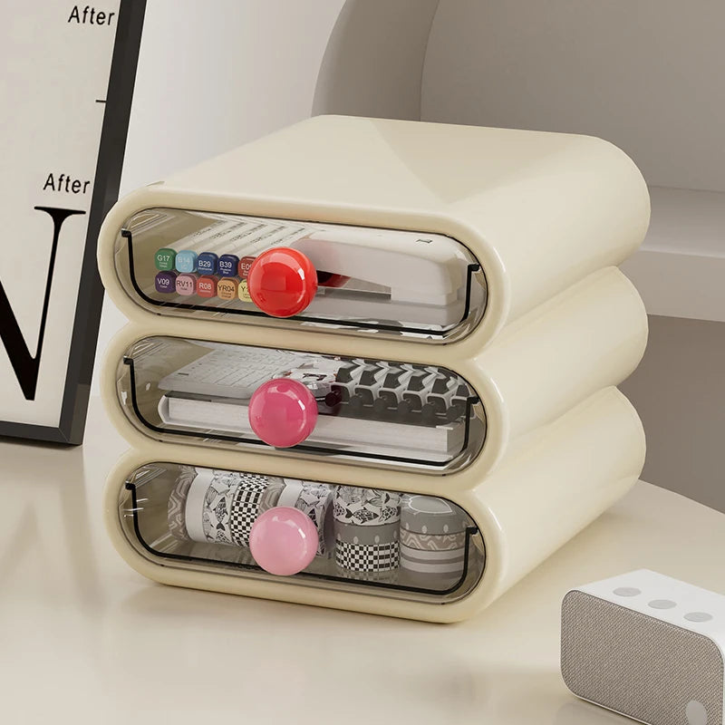 Caja de almacenamiento de maquillaje UFORU: gran capacidad con cajones extraíbles y diseño elegante