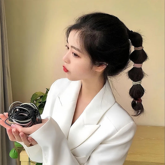 Élastiques à Cheveux Femme – Bandes Élastiques en Nylon