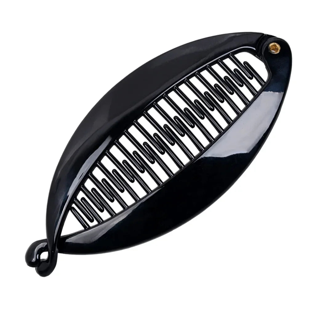 Pinza para el pelo grande con forma de pez: estilo perezoso chic