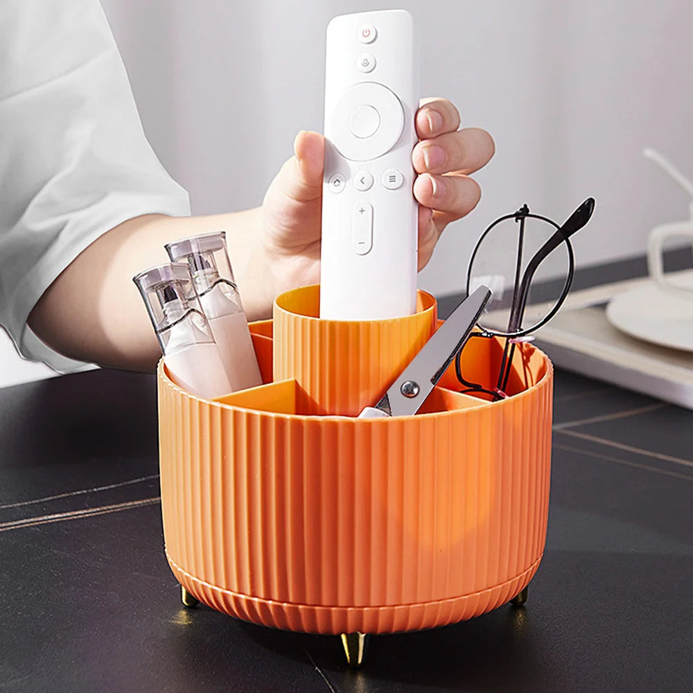 🧼🔄 Organisateur Rotatif 360° pour Maquillage – Support Cosmétique Compact