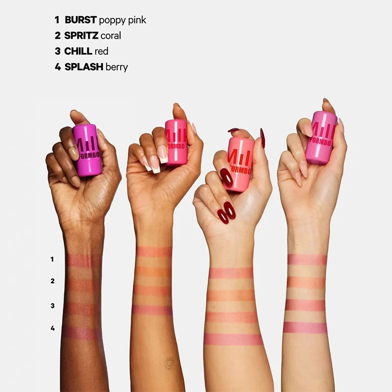 Stick Blush & Teint Jelly – Lèvres, Joues Hydratant au Fini Mat