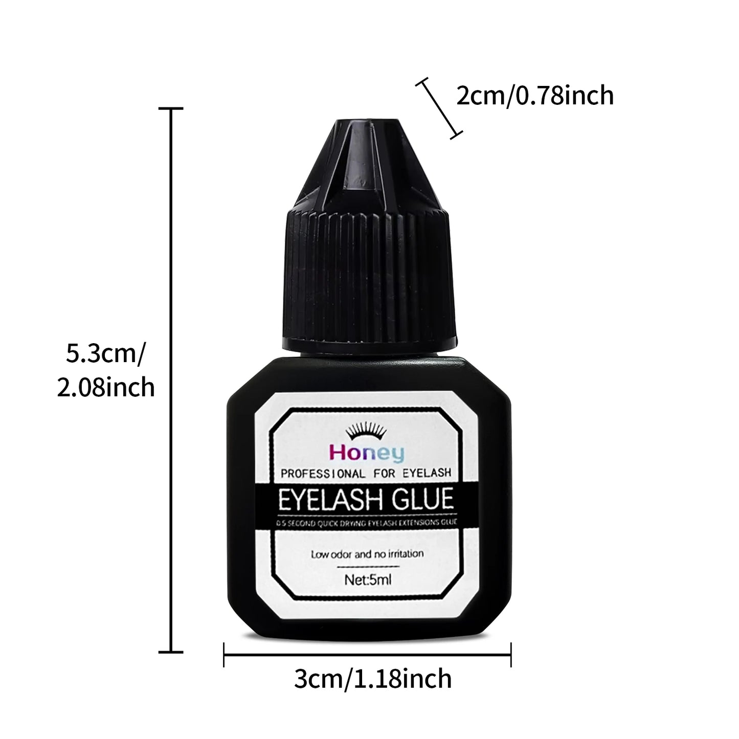 Pegamento para pestañas casero de 5 ml: dura de 7 a 10 días, es resistente al agua y suave para los ojos.