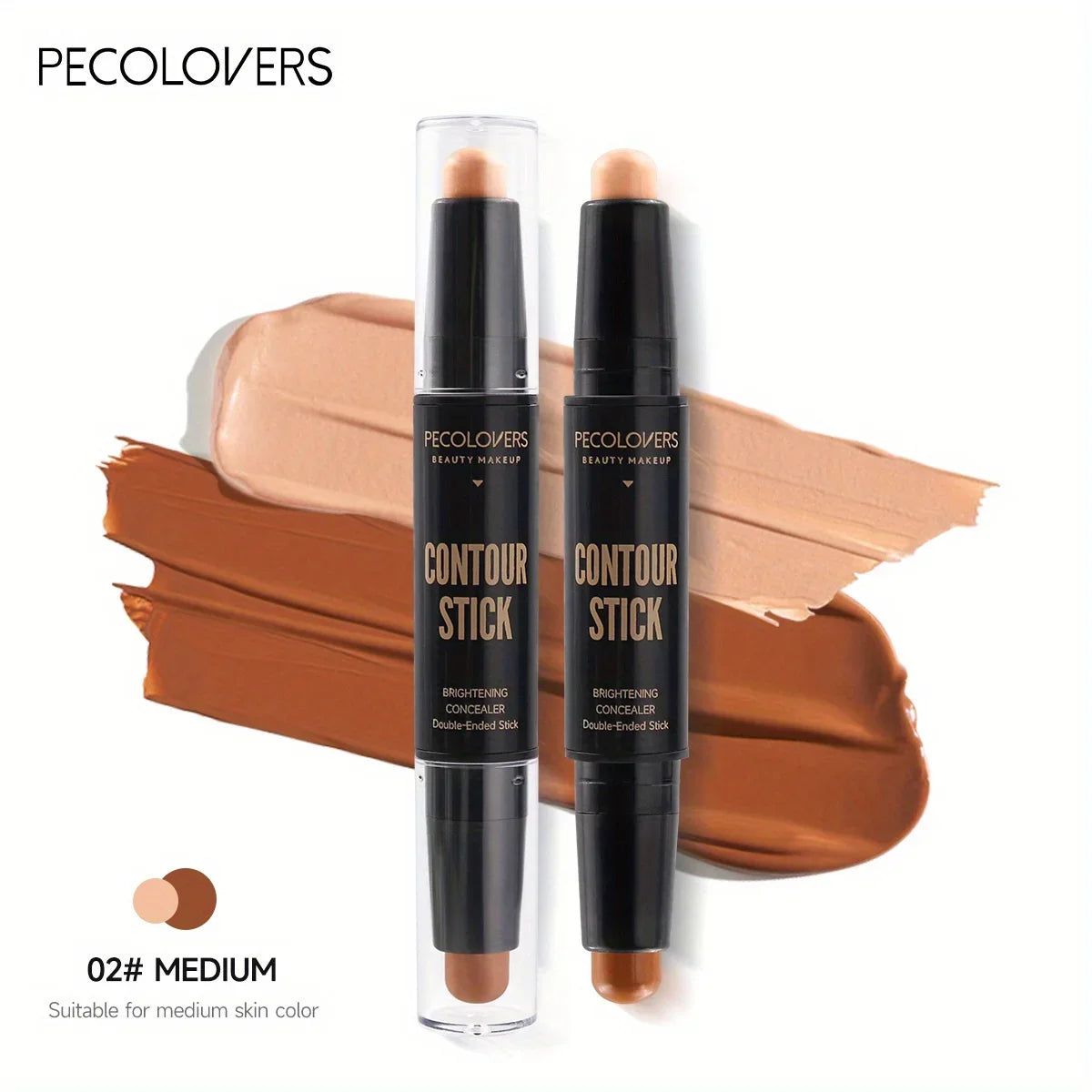 ✨ Stick double embout enlumineur & contour – Waterproof, liquide & facile à estomper