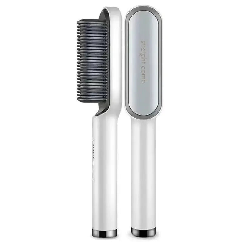 Peine eléctrico calefactor: plancha de pelo rápida y profesional