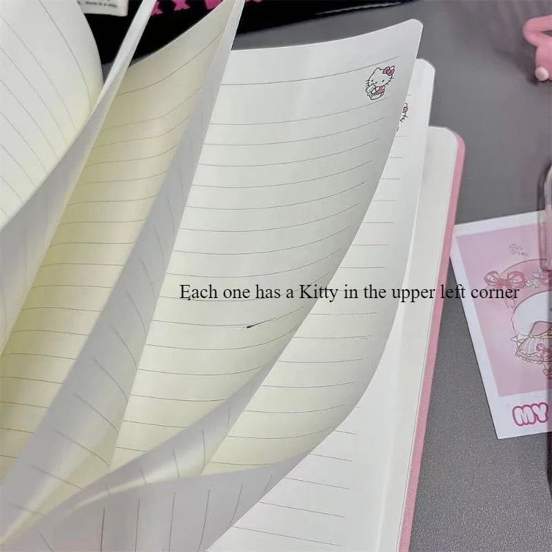 Cuaderno de anime Hello Kitty rosa: un lindo cuaderno de Sanrio para estudiantes