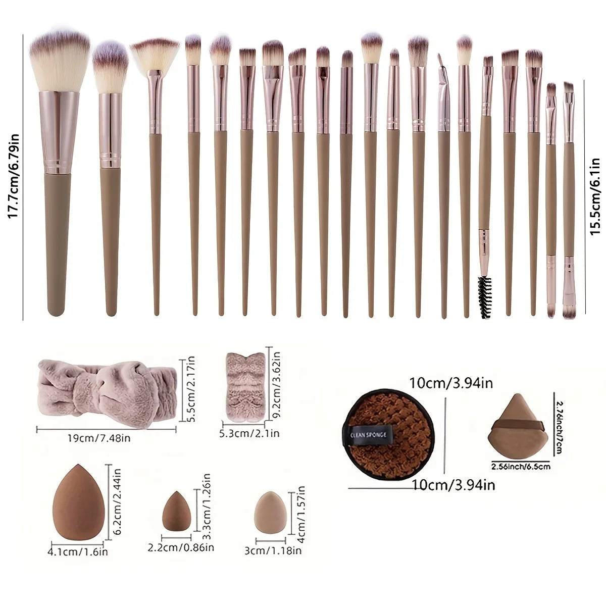 🧽 Juego de esponjas de belleza 20/40: aplicación y eliminación perfecta del maquillaje
