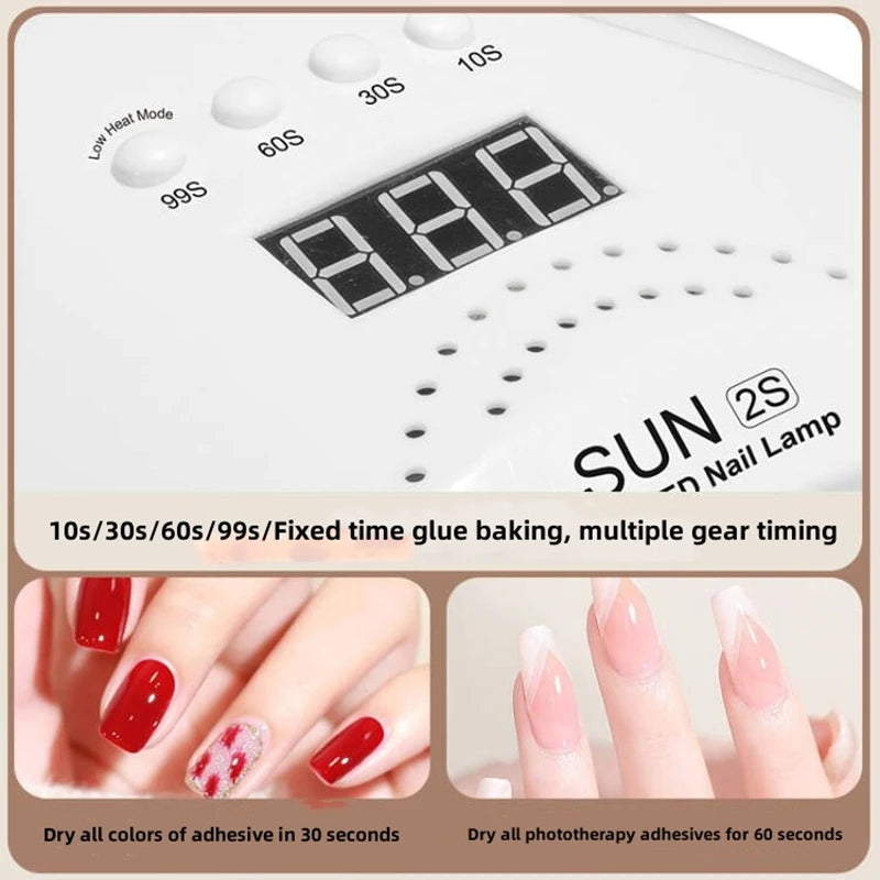 💡 Lampe à Ongles LED/UV – Séchage Rapide avec Capteur de Mouvement