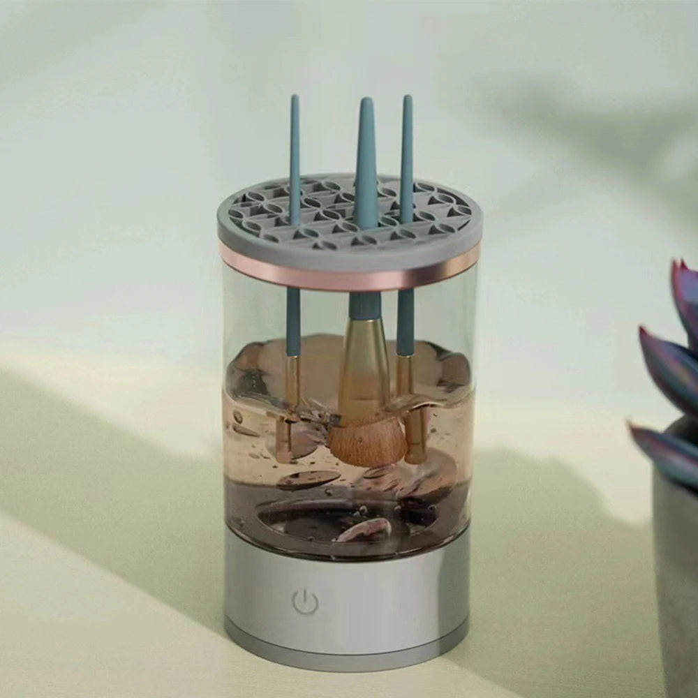 Limpiador automático de brochas de maquillaje: limpieza profunda con un solo clic