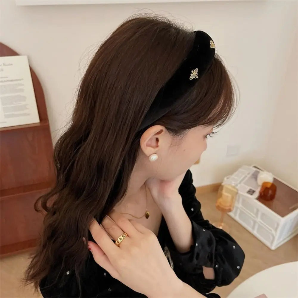 Diadema de terciopelo retro – Elegancia francesa