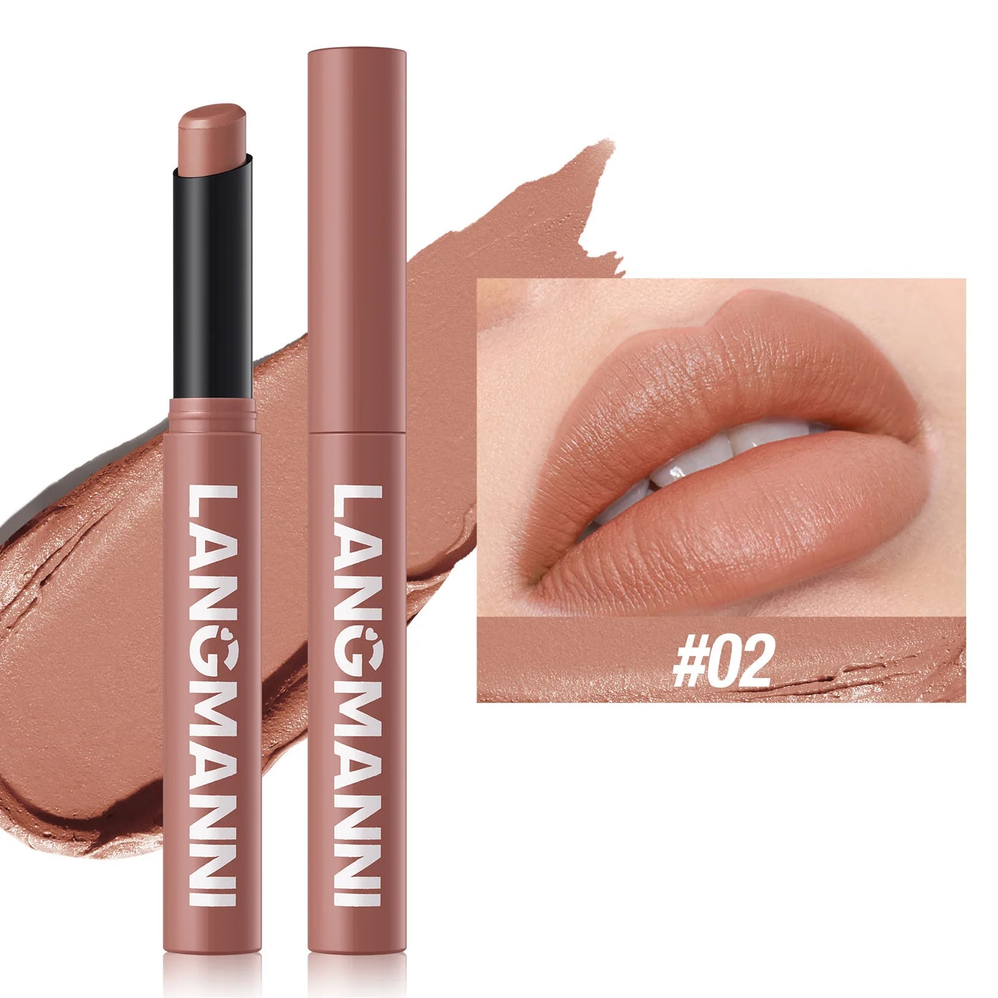 💋🖊️ Set de 12 lápices labiales mate: resistentes al agua, de larga duración y a prueba de transferencia
