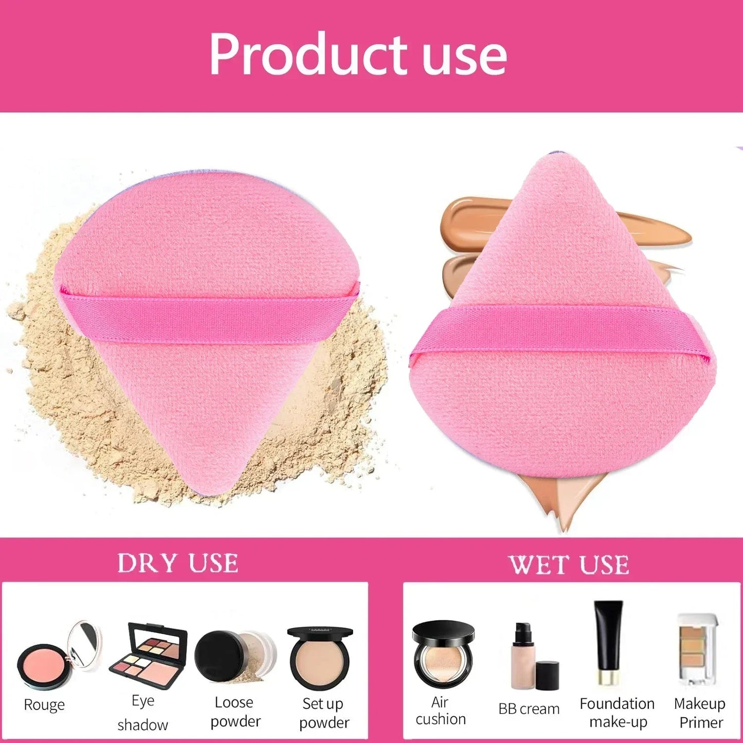 Kit de maquillaje completo: brochas, esponjas, diadema y accesorios (20-32 piezas)