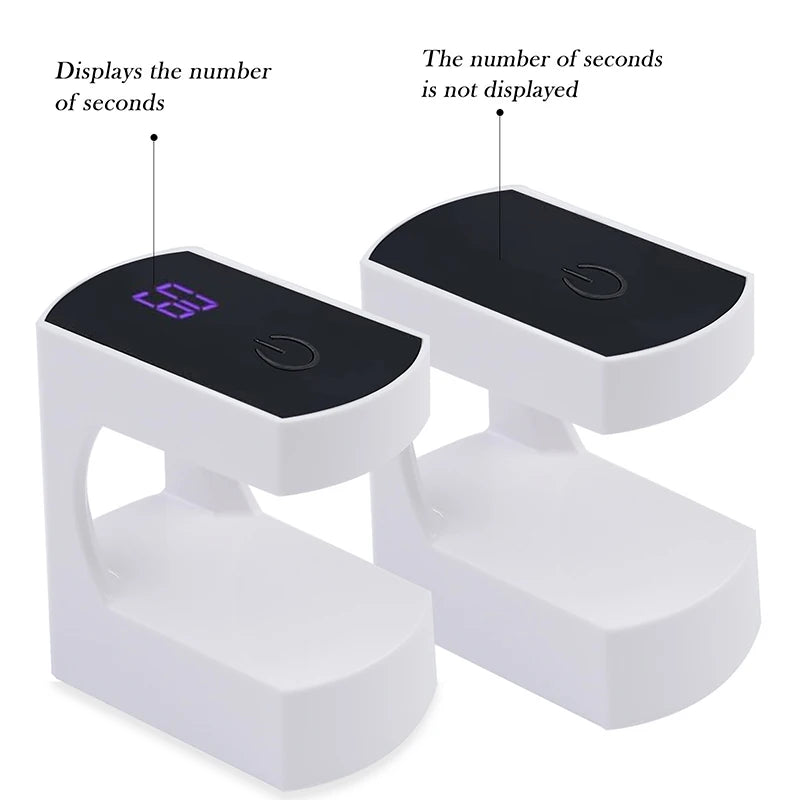 Mini lámpara UV para uñas con 6 LED: compacta e ideal para viajes