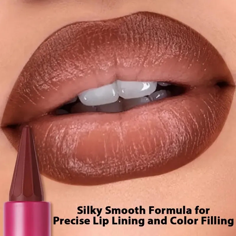 💄 Dúo labial resistente al agua: lápiz labial líquido de larga duración