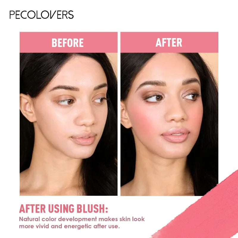 🌸 Rubor en crema de 4 colores: formato push-pull, efecto rosado natural y resistente al agua