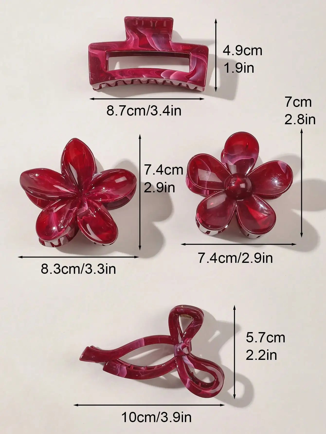 Hair Clips β Various Shapes ππ©·πΈ