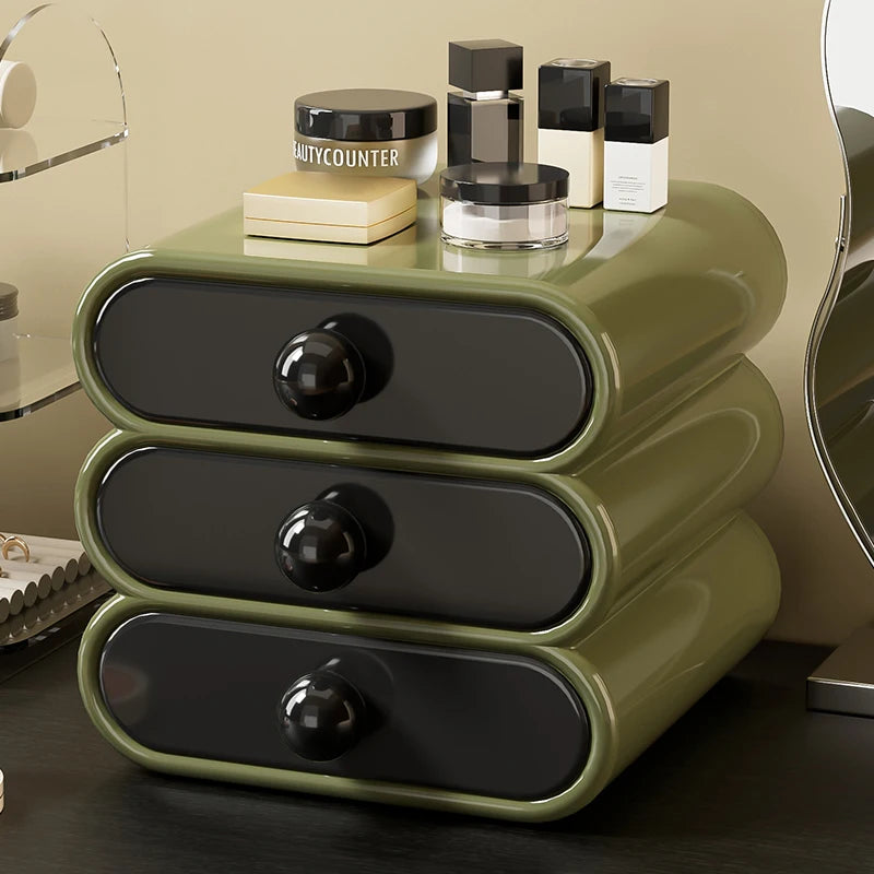 Caja de almacenamiento de maquillaje UFORU: gran capacidad con cajones extraíbles y diseño elegante