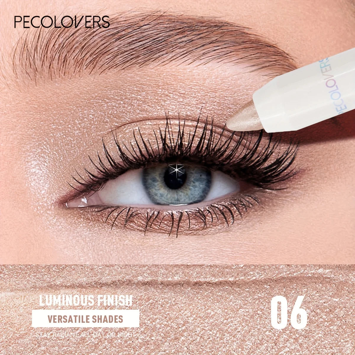 ✨ Fard à paupières en stick waterproof – Mat & scintillant, tenue longue durée