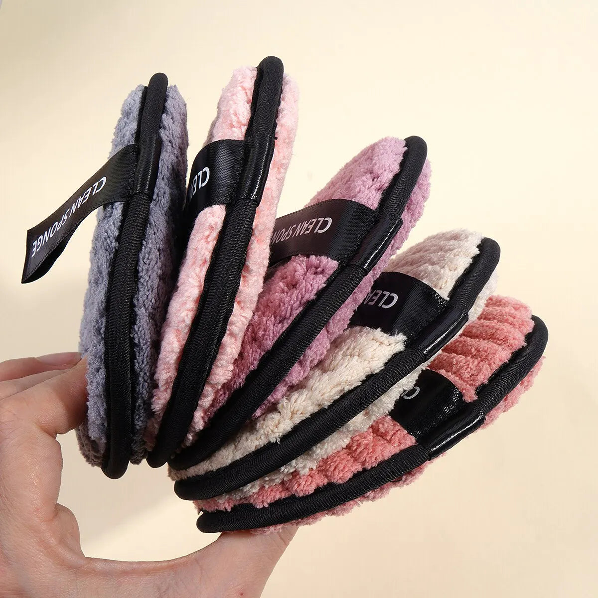 🧼 Pack de 5 Toallitas Desmaquillantes Suaves – Limpieza Facial Reutilizable