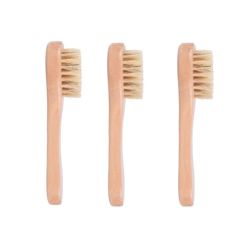 Cepillo de limpieza facial de madera: 1, 3 o 5 piezas para un cuidado profundo