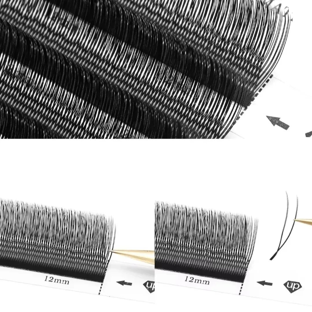 👁️ Extensiones de pestañas en forma de U: volumen natural y fácil aplicación