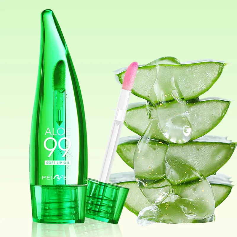 Bálsamo labial con 99 % de aloe vera: hidratación duradera y cambio de color.