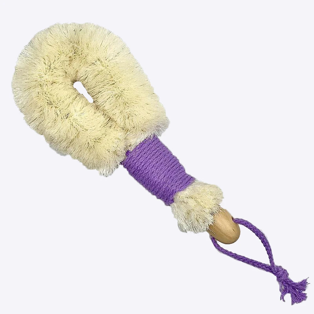 Cepillo de ducha de sisal natural: exfoliante y masajeador para la espalda