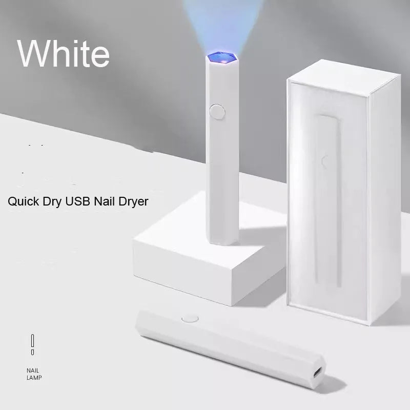 Mini lámpara de uñas UV/LED: portátil y recargable por USB