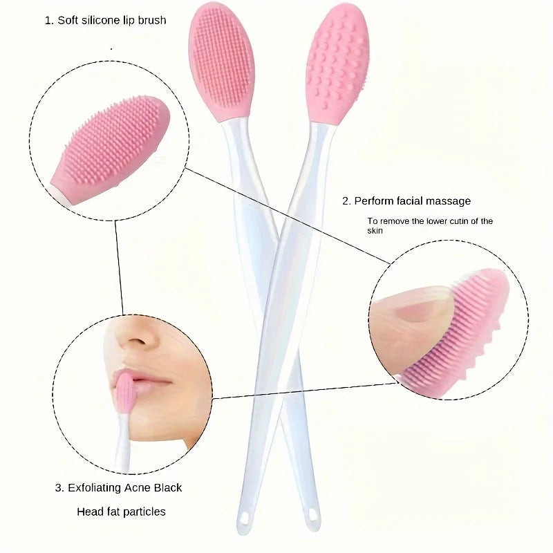 🧴 Set de 6 cepillos faciales: cuidado suave y exfoliante