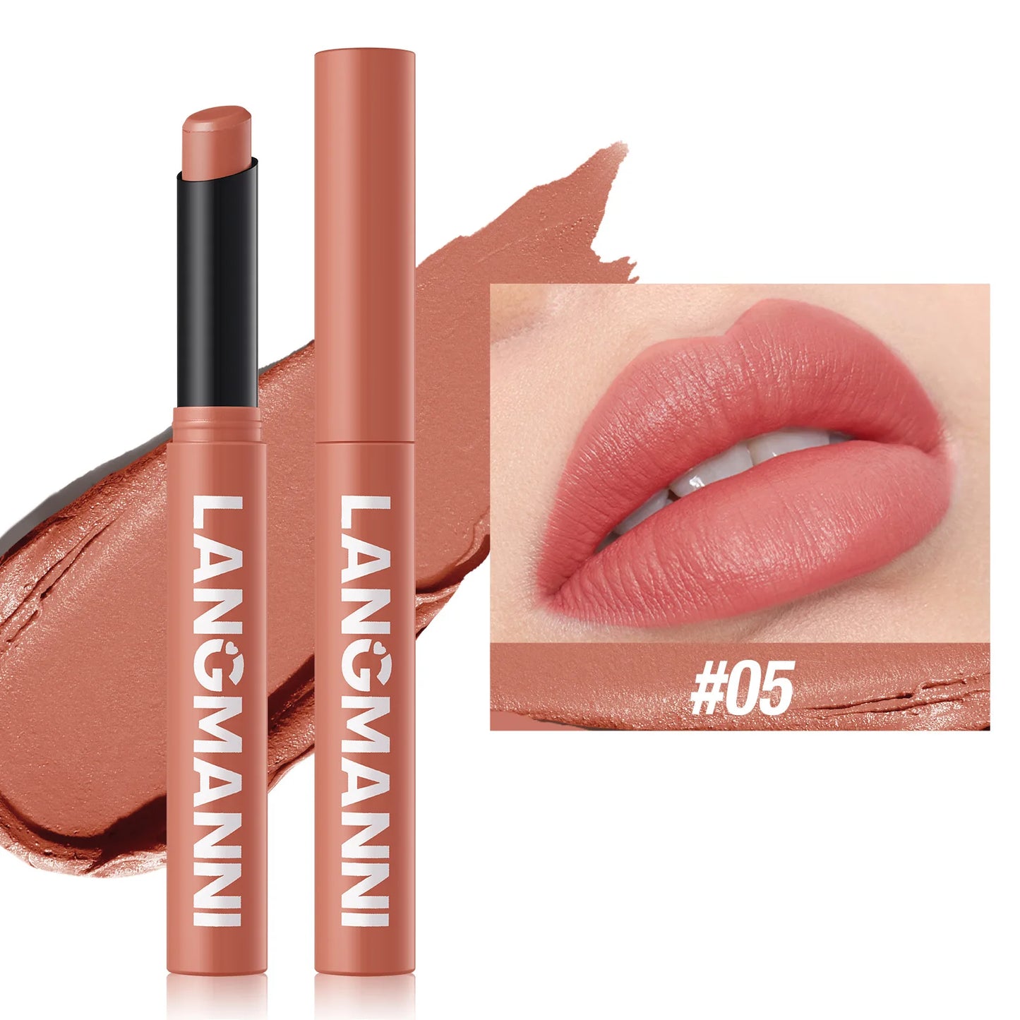 💋🖊️ Set de 12 lápices labiales mate: resistentes al agua, de larga duración y a prueba de transferencia
