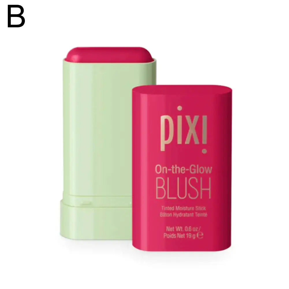 💗 3-in-1 Blush, Contour & Highlighter Stick – Matte, waterproof cream with built-in brush
