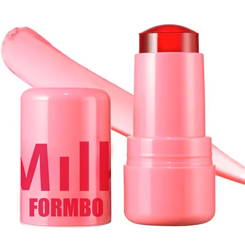 Stick Blush & Teint Jelly – Lèvres, Joues Hydratant au Fini Mat