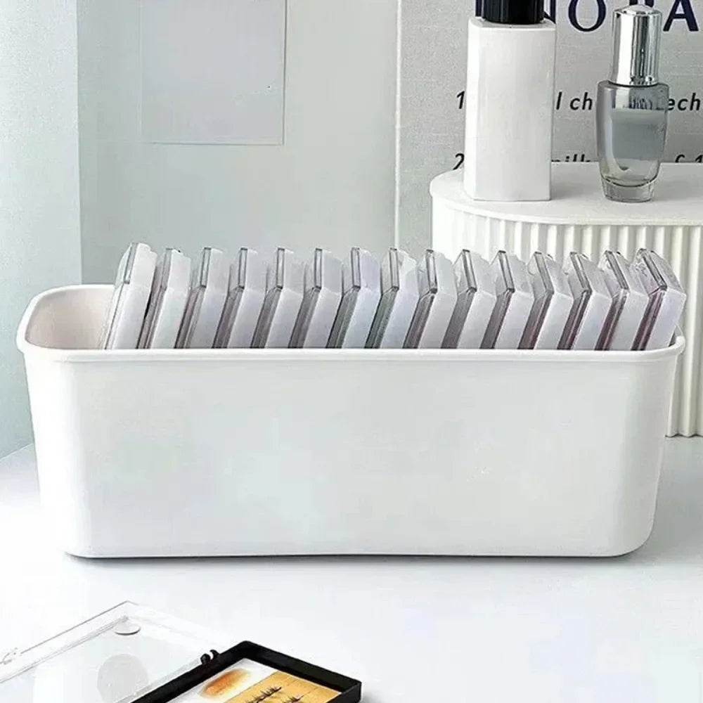 Caja organizadora profesional para extensiones de pestañas: compacta y portátil