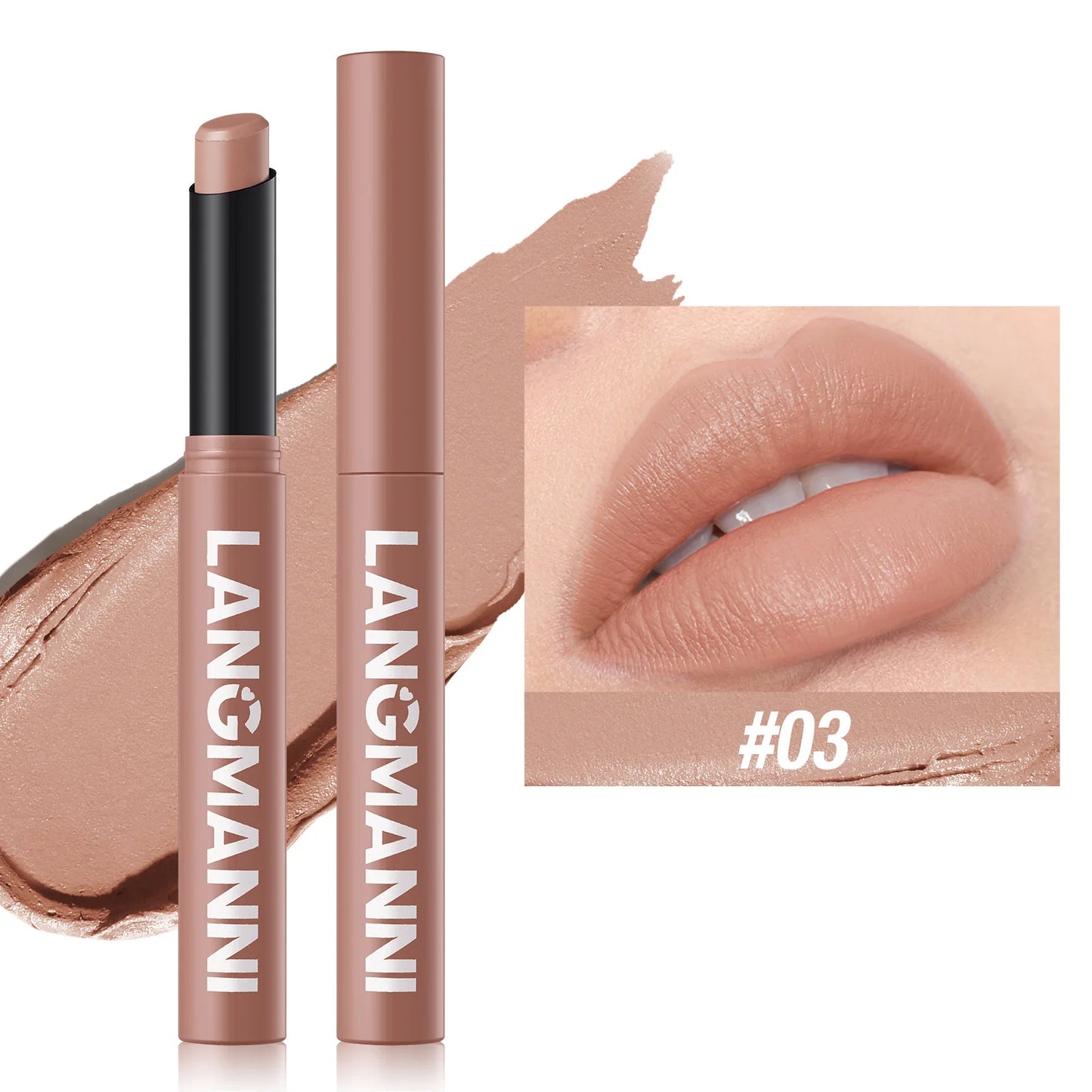 💋🖊️ Set de 12 lápices labiales mate: resistentes al agua, de larga duración y a prueba de transferencia