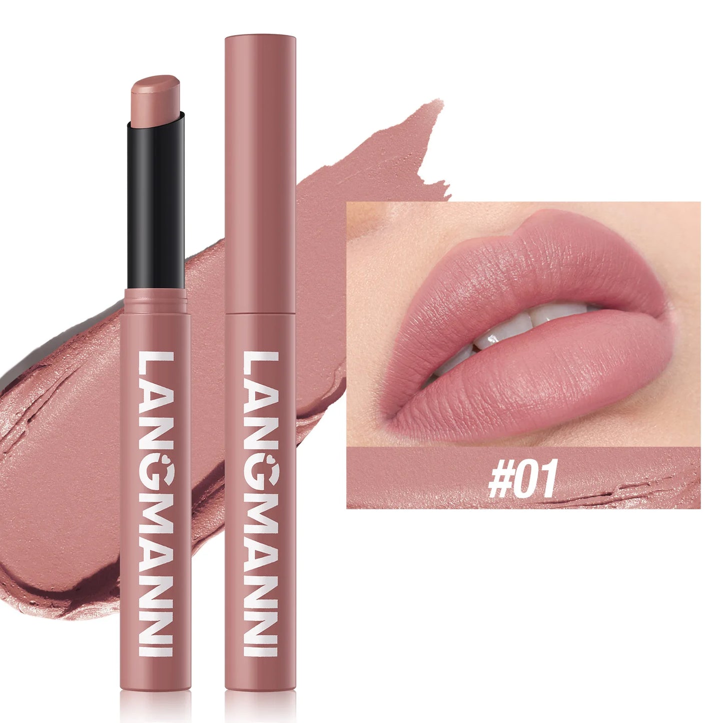 💋🖊️ Set de 12 lápices labiales mate: resistentes al agua, de larga duración y a prueba de transferencia