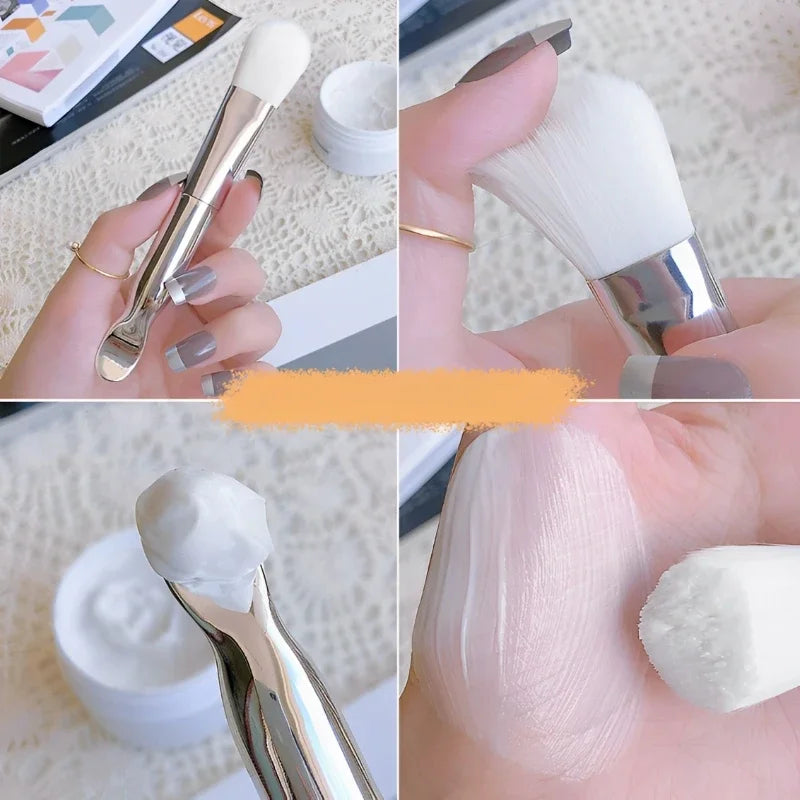 Kit de herramientas de silicona para el cuidado facial: brochas, bol y accesorios para hacer tú mismo