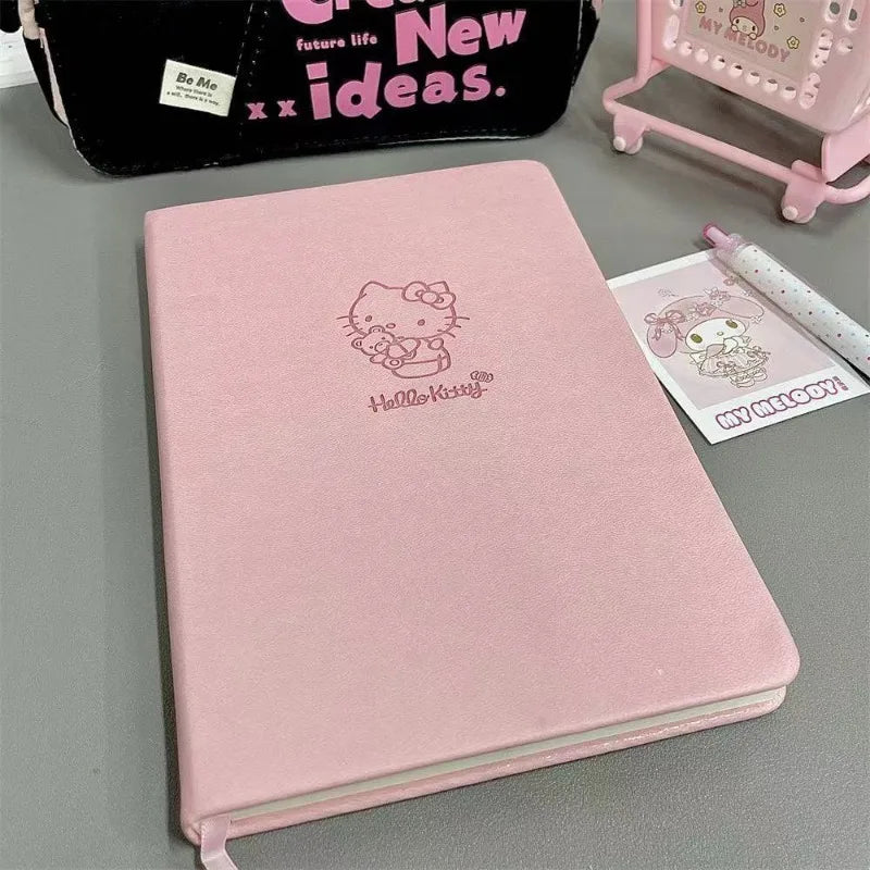 Cuaderno de anime Hello Kitty rosa: un lindo cuaderno de Sanrio para estudiantes