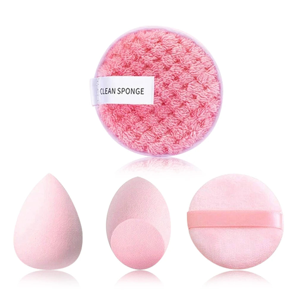 Kit de maquillaje completo: brochas, esponjas, diadema y accesorios (20-32 piezas)
