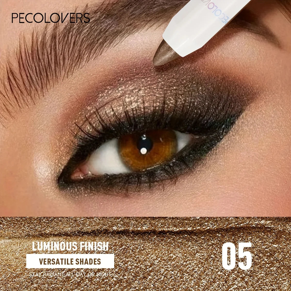 ✨ Fard à paupières en stick waterproof – Mat & scintillant, tenue longue durée