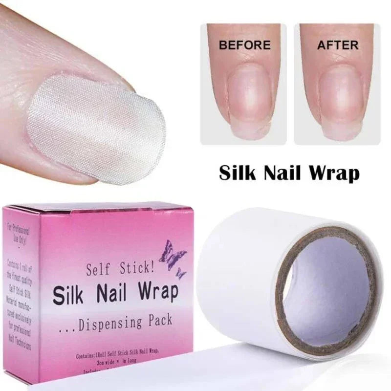 Reparación de uñas de fibra de vidrio y seda – Kit de construcción con gel UV